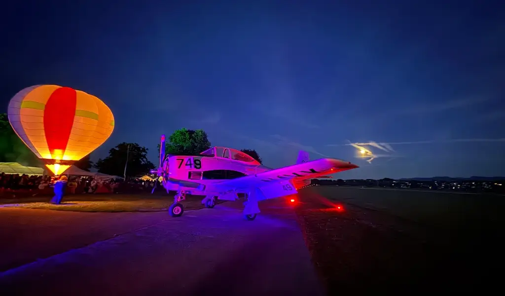 Flugplatzfest Königsdorf - Ballonglühen