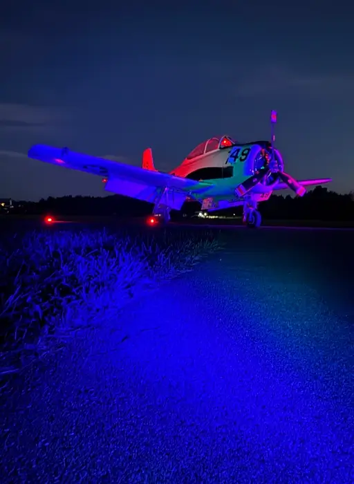 Flugplatzfest Königsdorf - Lichteffekte